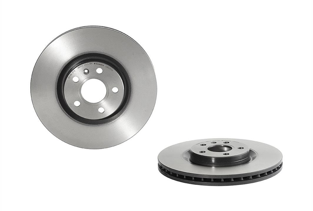 Brembo 09.D251.11 Ventilated disc brake, 1 pcs. 09D25111
