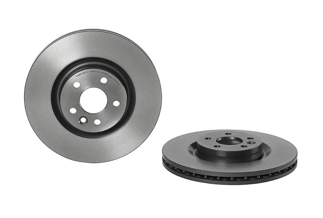 Brembo 09.C207.11 Ventilated disc brake, 1 pcs. 09C20711