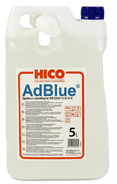 Hico PLN014 AdBLUE fluid, 5 l PLN014