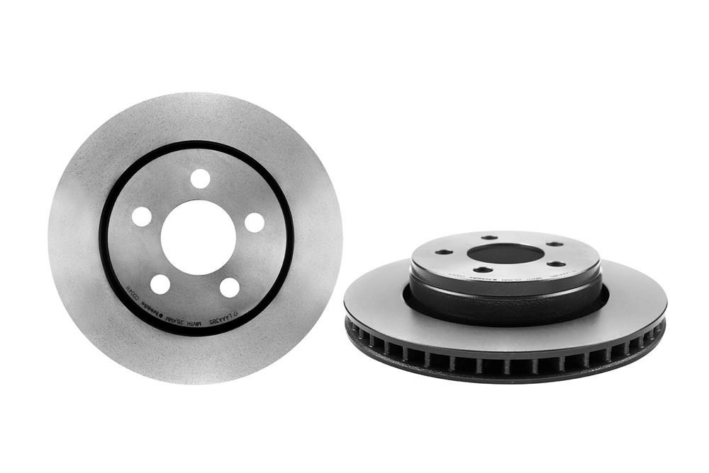 Brembo 09.C004.11 Ventilated disc brake, 1 pcs. 09C00411