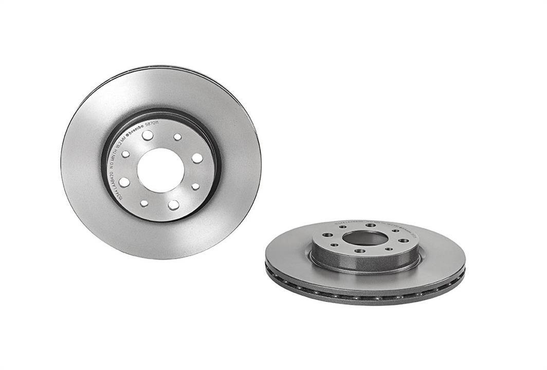 Brembo 09.5870.11 Ventilated disc brake, 1 pcs. 09587011