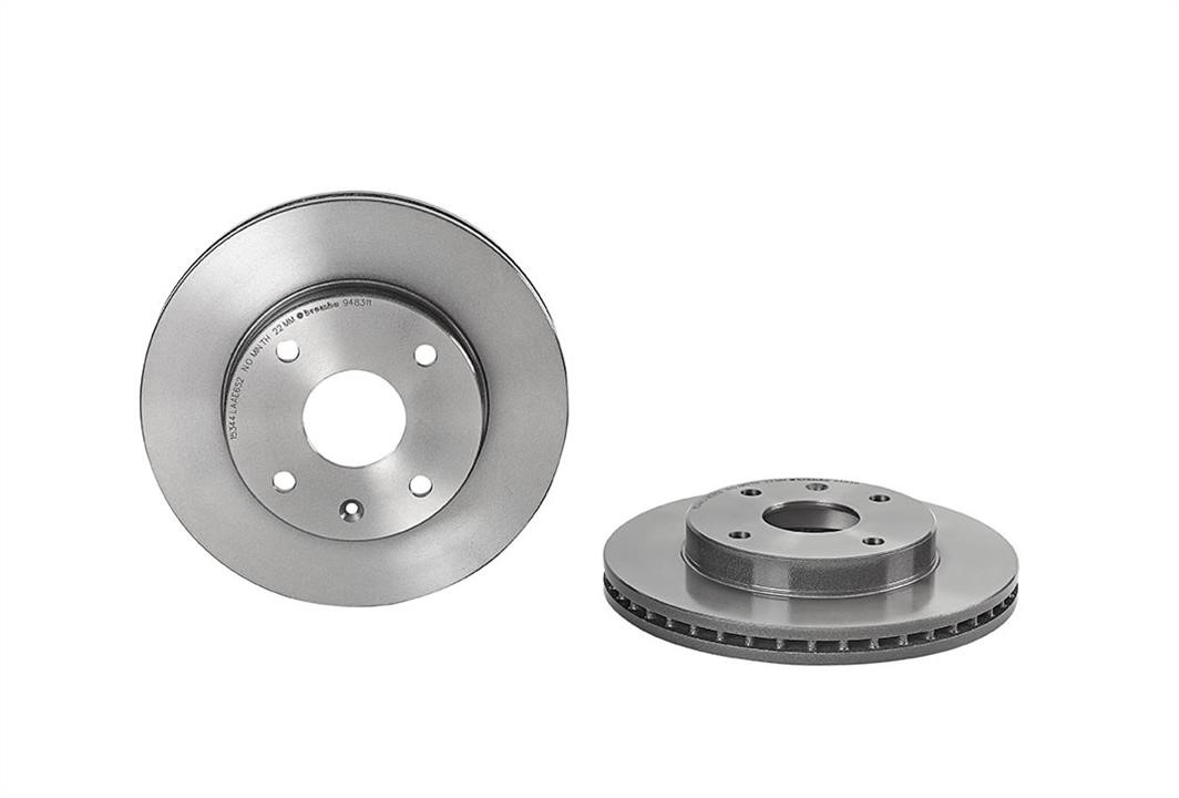 Brembo Ventilated disc brake, 1 pcs. – price 160 PLN