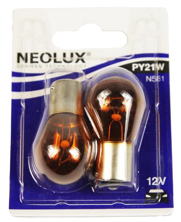 Neolux N581-02B Glow bulb yellow PY21W 12V 21W N58102B