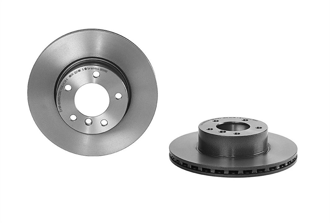 Brembo 09.C649.11 Ventilated disc brake, 1 pcs. 09C64911