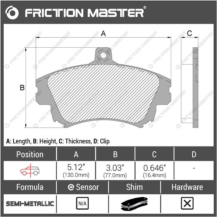 Buy Friction Master MKD837 at a low price in United Arab Emirates!