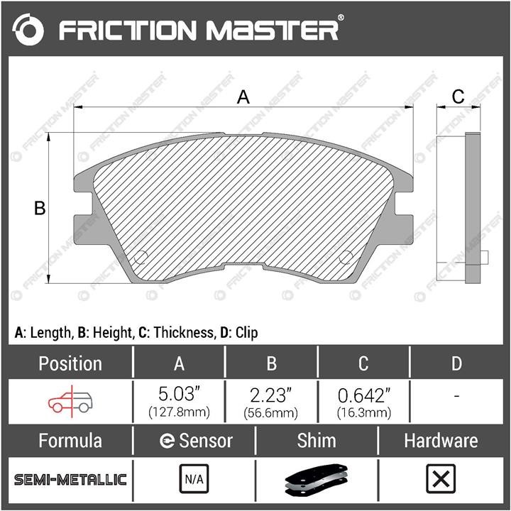 Buy Friction Master MKD349 at a low price in United Arab Emirates!