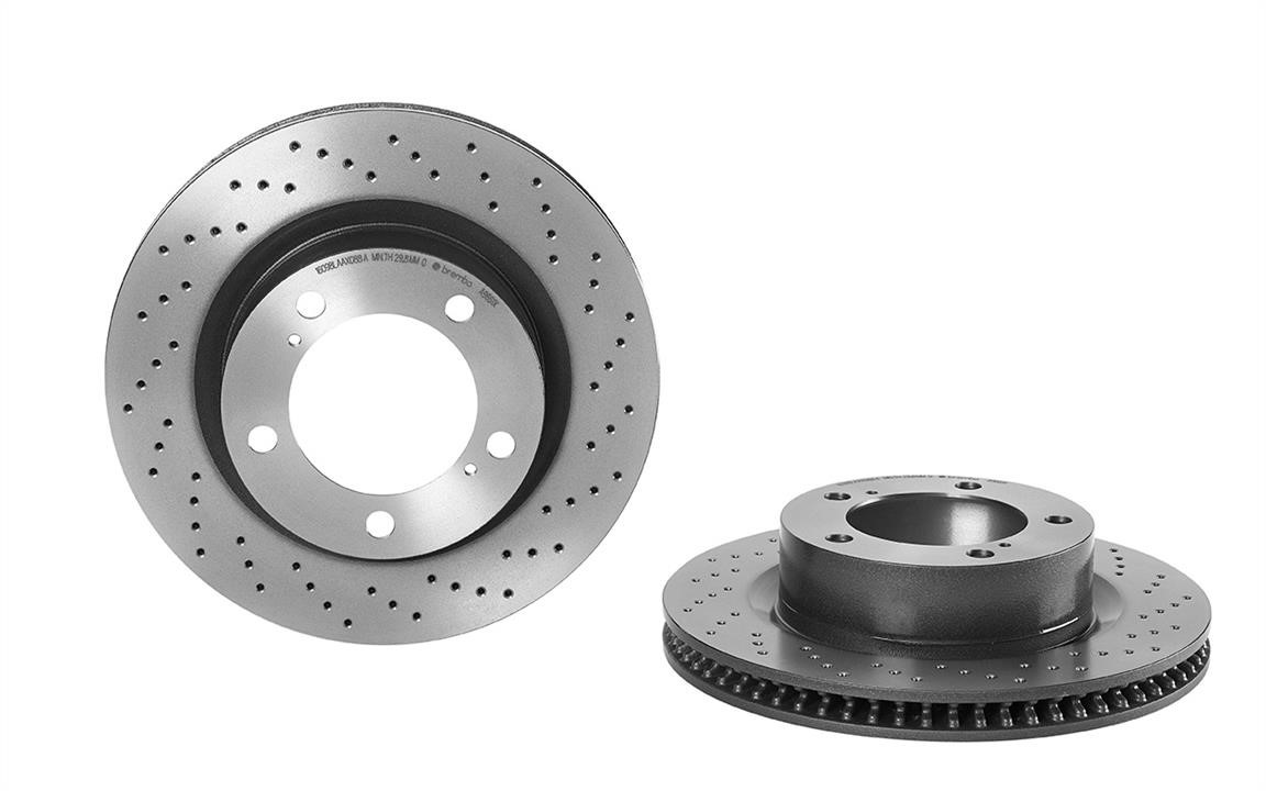 Brembo 09.A966.1X Front brake disc ventilated 09A9661X