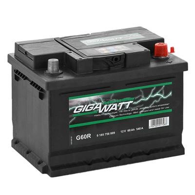 Battery Gigawatt 12V 60AH 540A(EN) R+ Gigawatt 0 185 756 009
