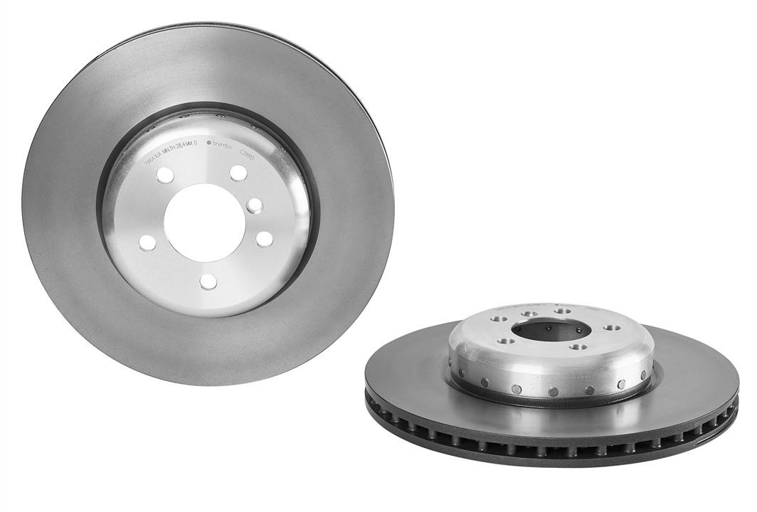 Brembo 09.C399.13 Ventilated disc brake, 1 pcs. 09C39913