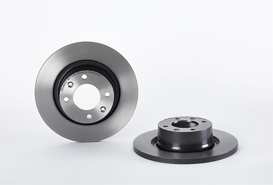 Brembo 08.8727.11 Rear brake disc, non-ventilated 08872711