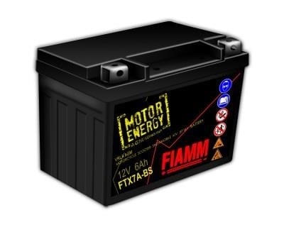 Fiamm FTX7A-BS Battery Fiamm 12V 6AH 75A(EN) L+ FTX7ABS