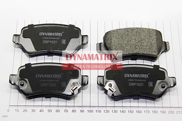 Dynamatrix DBP1521 Brake Pad Set, disc brake DBP1521