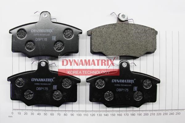 Dynamatrix DBP175 Brake Pad Set, disc brake DBP175