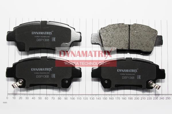 Dynamatrix DBP1368 Brake Pad Set, disc brake DBP1368