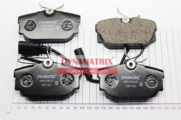 Dynamatrix DBP1482 Brake Pad Set, disc brake DBP1482