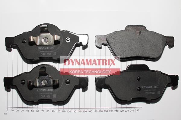 Dynamatrix DBP1866 Brake Pad Set, disc brake DBP1866