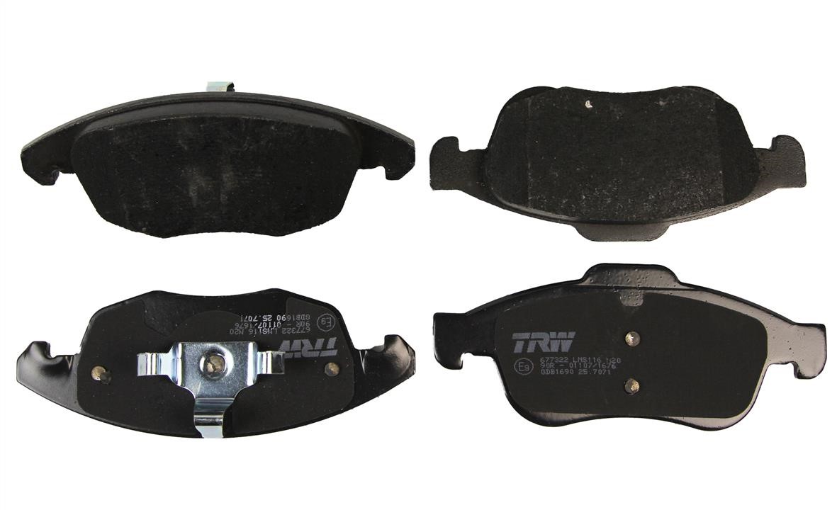 TRW GDB1690 TRW COTEC disc brake pads, set GDB1690