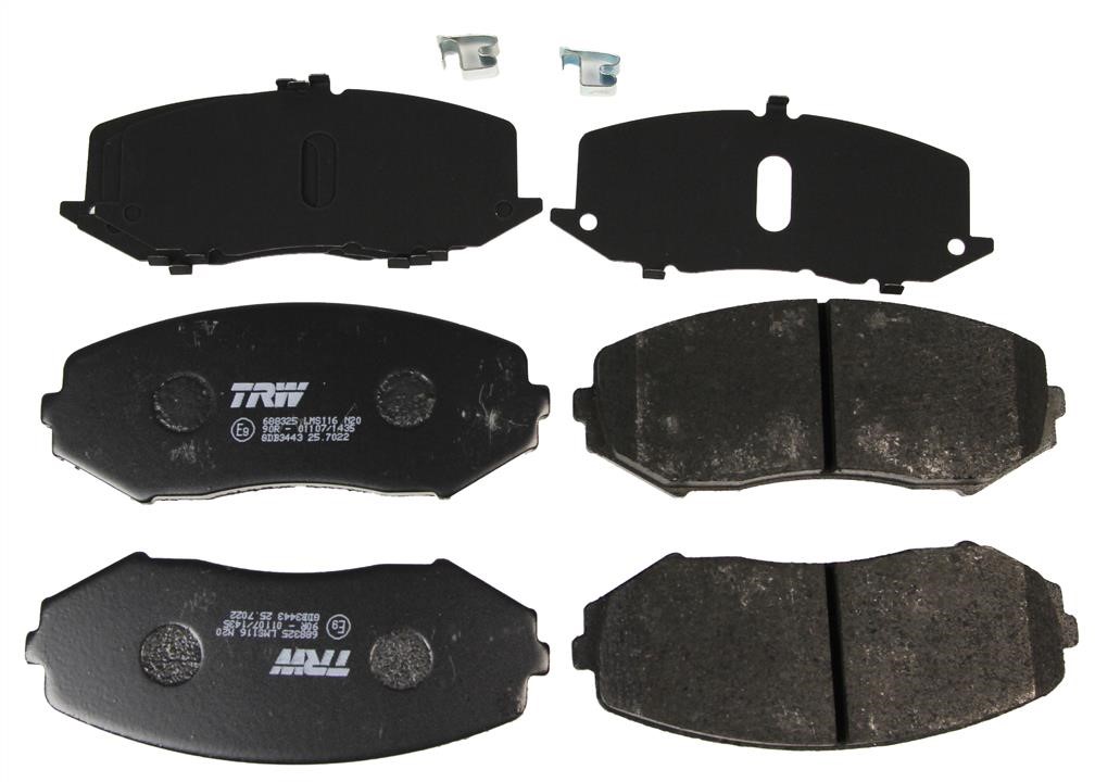 TRW GDB3443 TRW COTEC disc brake pads, set GDB3443