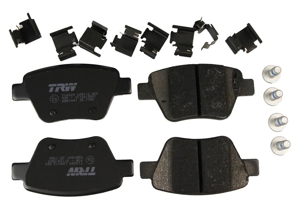 TRW GDB1841 TRW COTEC disc brake pads, set GDB1841