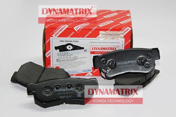 Dynamatrix DBP4247 Brake Pad Set, disc brake DBP4247