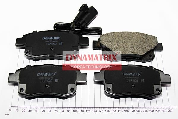 Dynamatrix DBP1930 Brake Pad Set, disc brake DBP1930