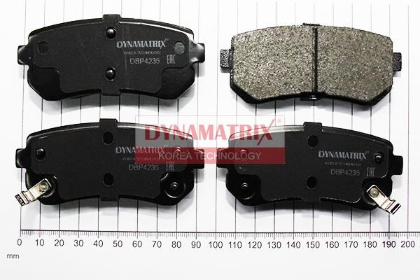 Dynamatrix DBP4235 Brake Pad Set, disc brake DBP4235