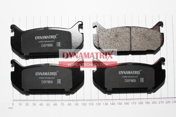 Dynamatrix DBP869 Brake Pad Set, disc brake DBP869