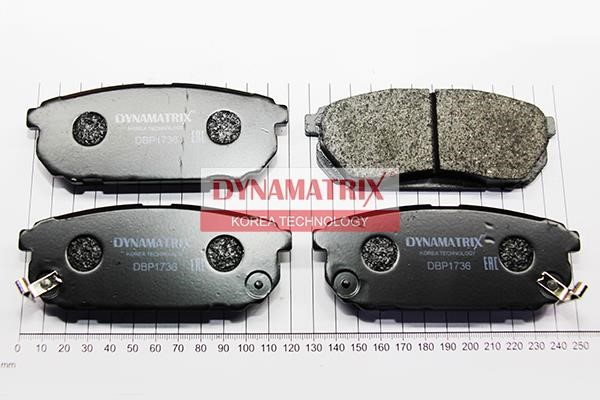 Dynamatrix DBP1736 Brake Pad Set, disc brake DBP1736