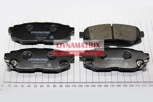 Dynamatrix DBP4187 Brake Pad Set, disc brake DBP4187