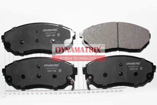 Dynamatrix DBP1735 Brake Pad Set, disc brake DBP1735