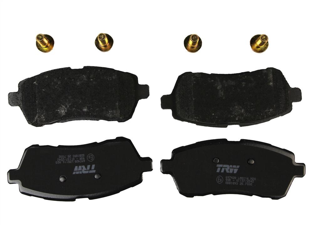 TRW GDB1893 TRW COTEC disc brake pads, set GDB1893