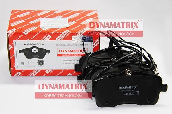 Dynamatrix DBP1725 Brake Pad Set, disc brake DBP1725