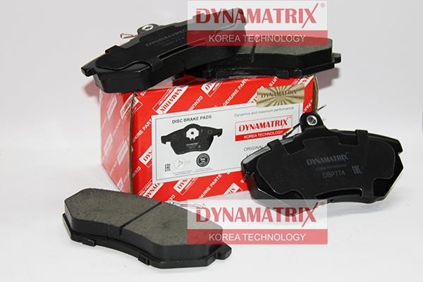 Dynamatrix DBP774 Brake Pad Set, disc brake DBP774