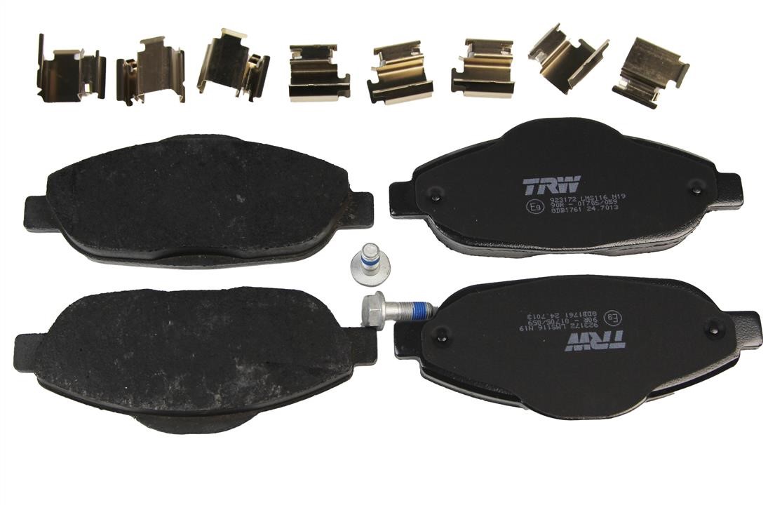 TRW GDB1761 TRW COTEC disc brake pads, set GDB1761