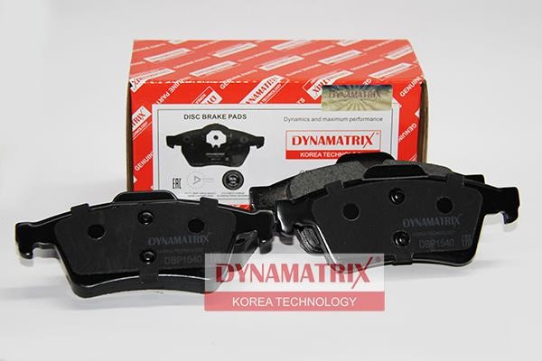 Dynamatrix DBP1540 Brake Pad Set, disc brake DBP1540