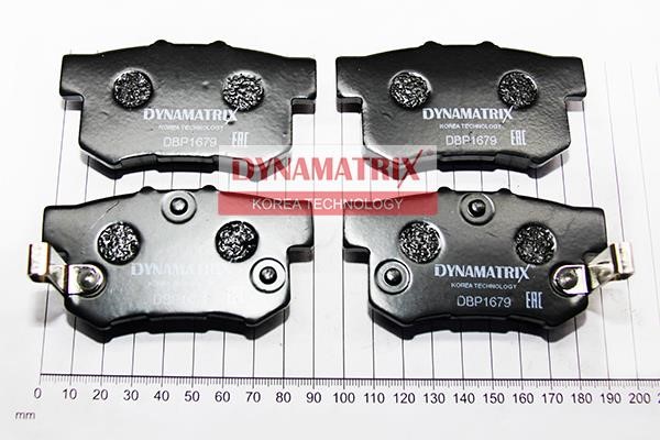 Dynamatrix DBP1679 Brake Pad Set, disc brake DBP1679