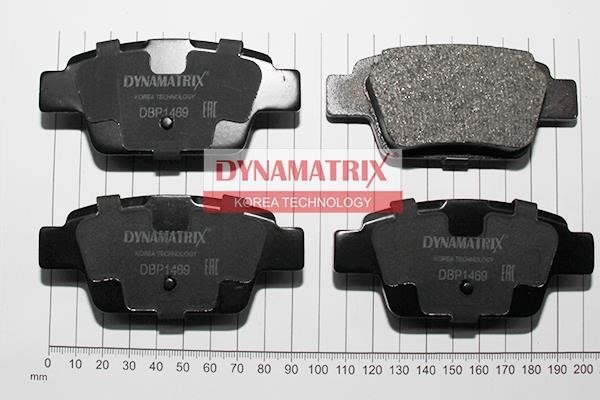 Dynamatrix DBP1469 Brake Pad Set, disc brake DBP1469