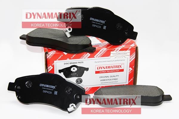 Dynamatrix DBP4228 Brake Pad Set, disc brake DBP4228