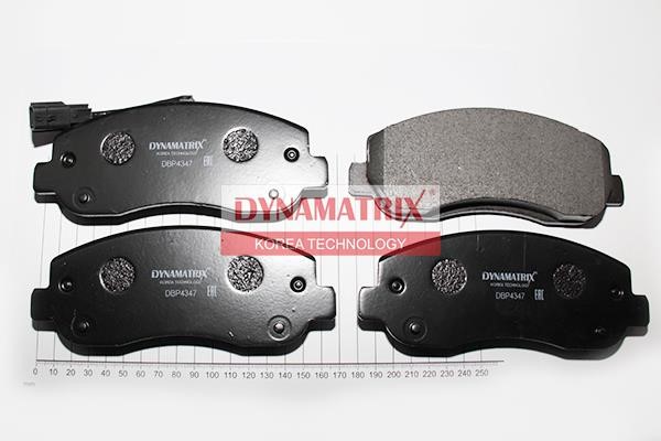 Dynamatrix DBP4347 Brake Pad Set, disc brake DBP4347