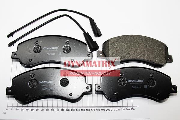 Dynamatrix DBP1928 Brake Pad Set, disc brake DBP1928