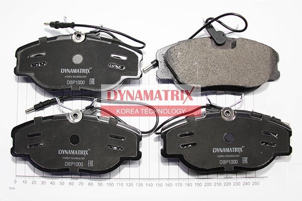 Dynamatrix DBP1000 Brake Pad Set, disc brake DBP1000