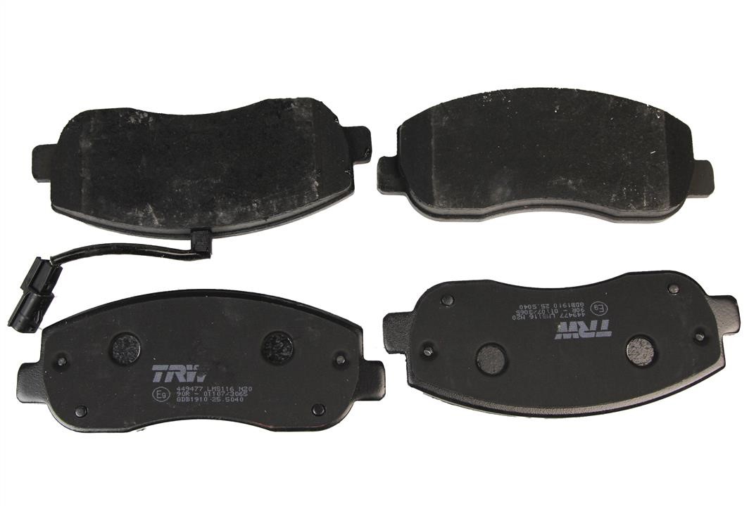 TRW GDB1910 TRW COTEC disc brake pads, set GDB1910