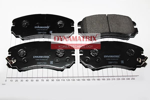 Dynamatrix DBP1733 Brake Pad Set, disc brake DBP1733