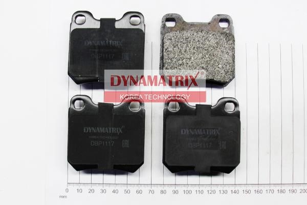 Dynamatrix DBP1117 Brake Pad Set, disc brake DBP1117