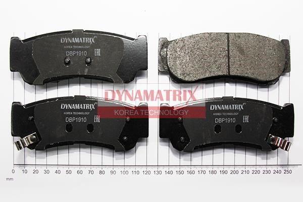 Dynamatrix DBP1910 Brake Pad Set, disc brake DBP1910