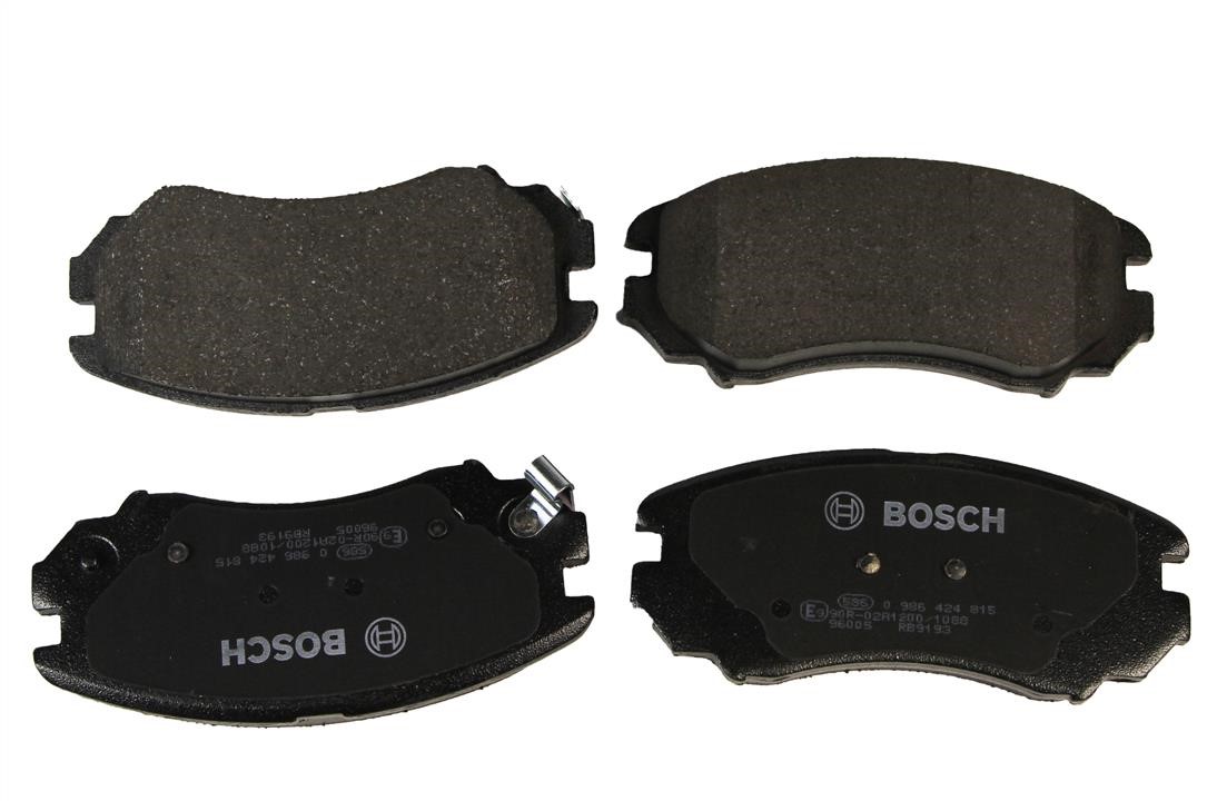 Bosch 0 986 424 815 Brake Pad Set, disc brake 0986424815