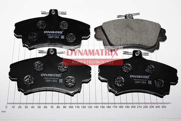 Dynamatrix DBP1384 Brake Pad Set, disc brake DBP1384
