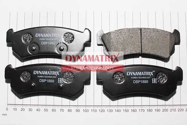 Dynamatrix DBP1889 Brake Pad Set, disc brake DBP1889