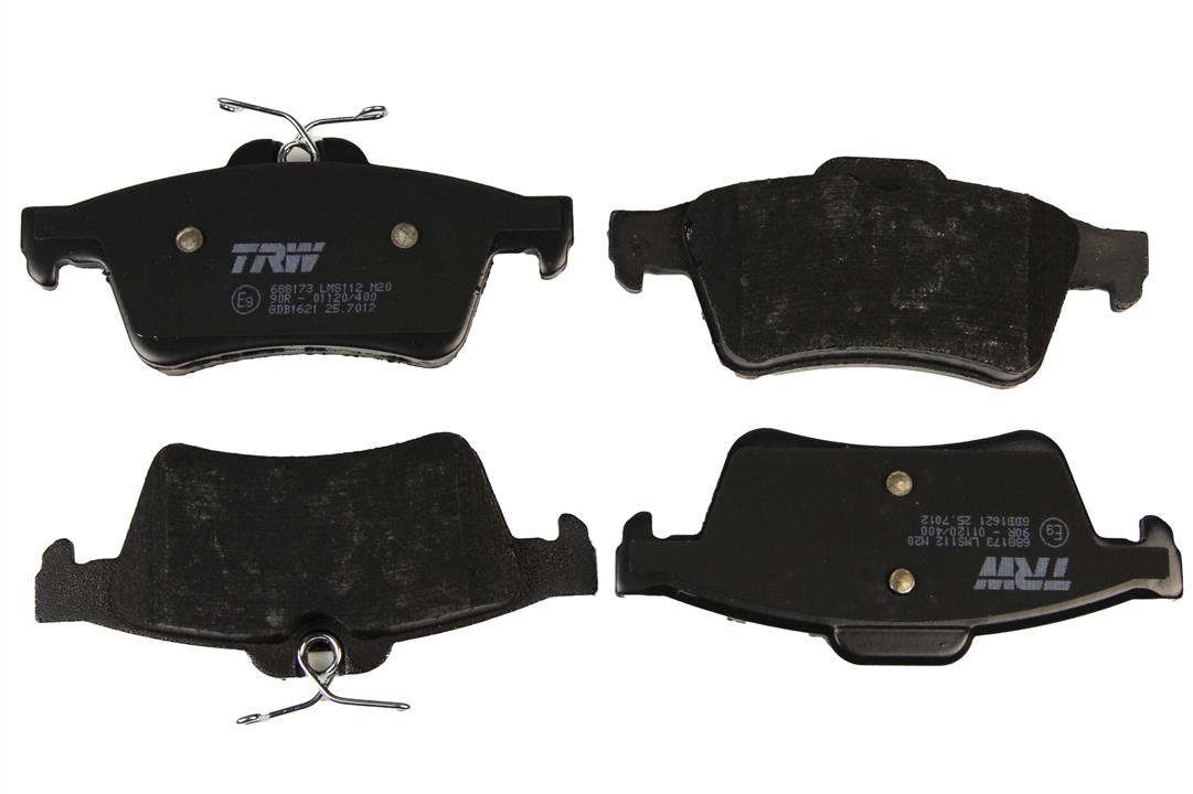 TRW GDB1621 TRW COTEC disc brake pads, set GDB1621