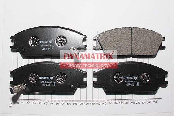 Dynamatrix DBP4076 Brake Pad Set, disc brake DBP4076